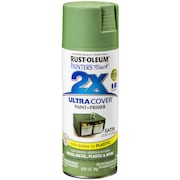 Rust-Oleum Spray Paint, Leafy Green, Satin, 12 oz 249072